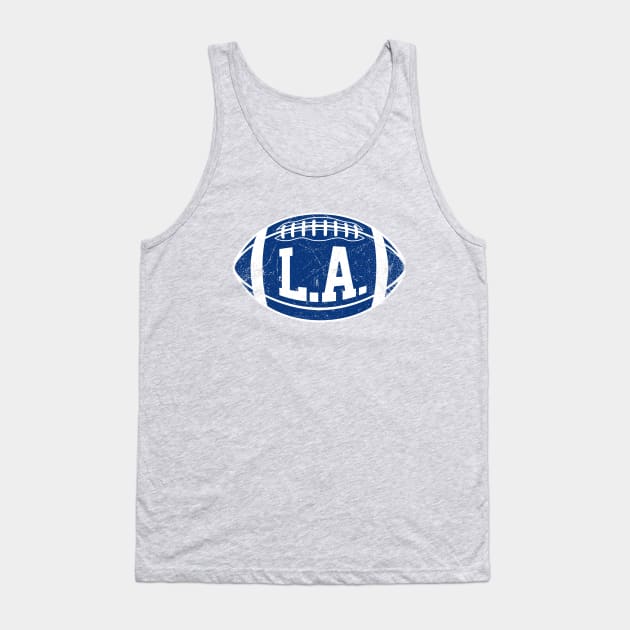 LA Retro Football - Yellow Tank Top by KFig21